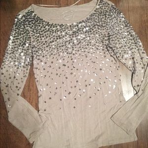 Inc Sequined Top